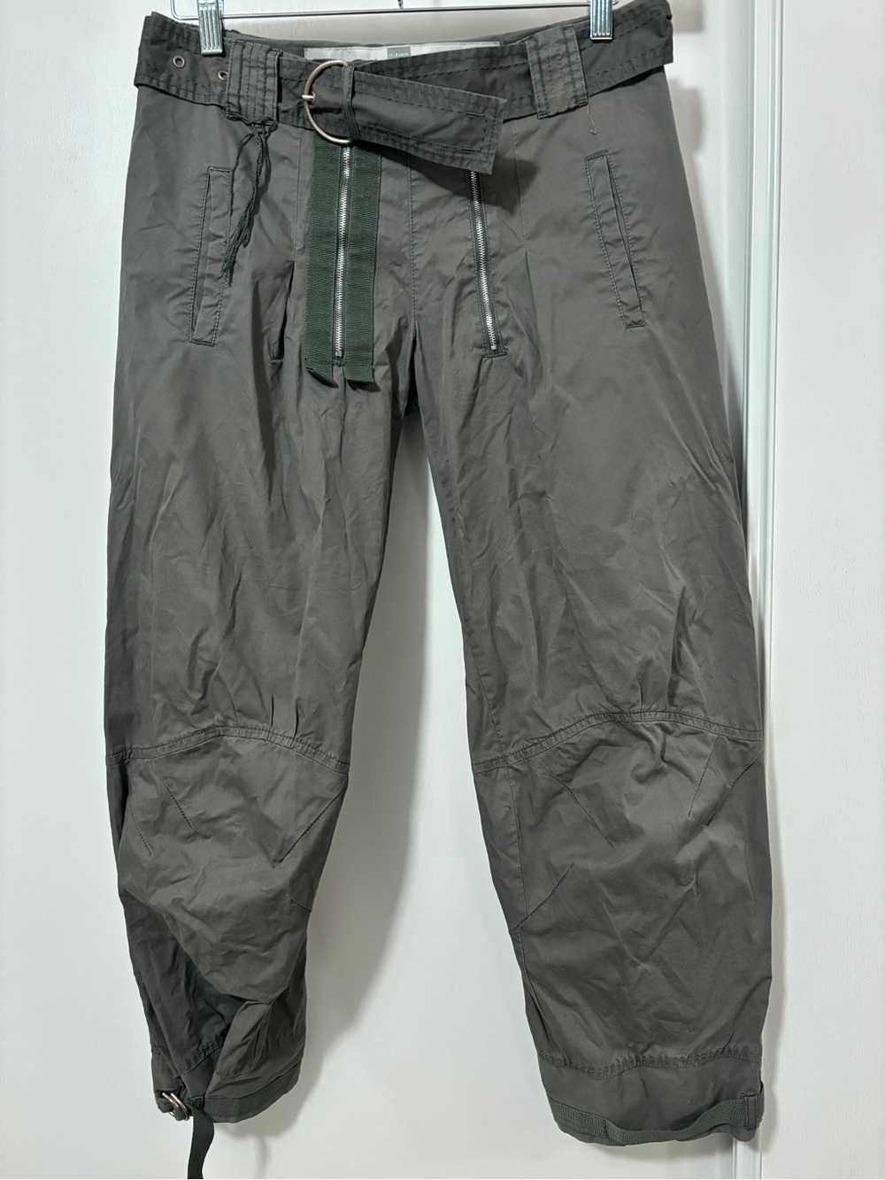 Marithe Francois Girbaud Womens Y2K Pants Size 28 Baggy Utility Paratrooper